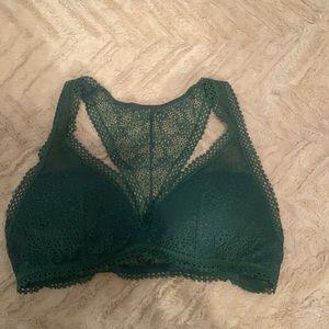 VS Green lace Bralette